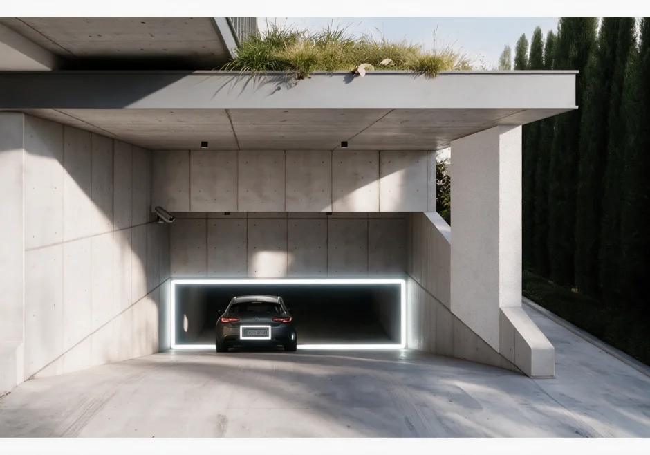 Wjazd do garażu bez pilota